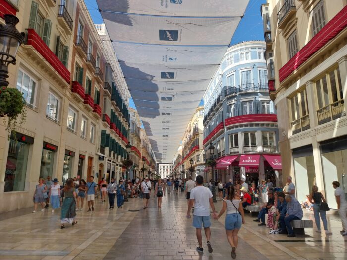 calle marques de larios en malaga