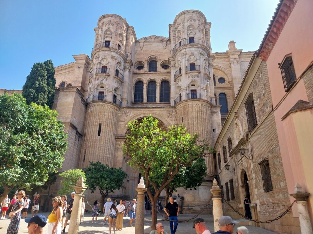 exterior de la Catedral de Malaga